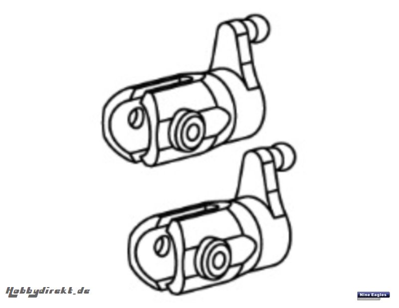 Heckrotorblatthalter Solo Pro Robbe NE251740 1-NE251740