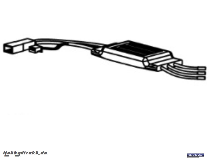 Brushless Regler 15A Robbe NE251744 1-NE251744