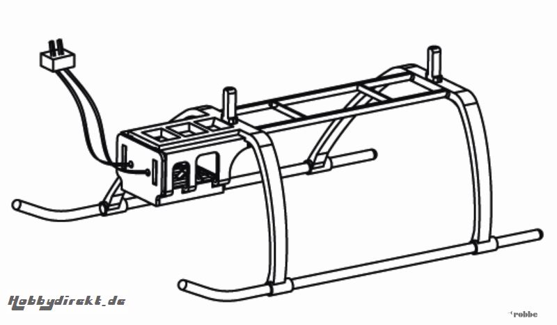 Landegestell Solo Pro 129 Robbe NE251807 1-NE251807