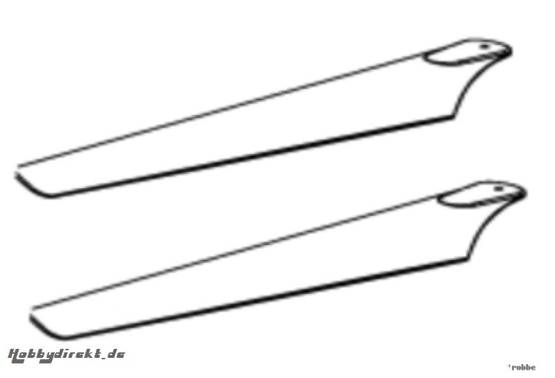 Hauptrotorblätter Solo Pro 12 Nine Eagles Robbe NE252105 1-NE252105