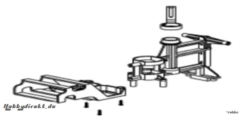 Hauptrahmen Solo Pro 128 Nine Eagles Robbe NE252110 1-NE252110