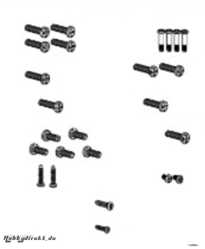 Schrauben-Set Solo Pro 229 Nine Eagles Robbe NE252421 1-NE252421