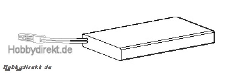 LiPo-Akku 3,7 V 1200 mAh 30C Nine Eagles Robbe NE252914 1-NE252914