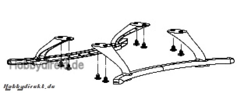 Landegestell Galaxy Visitor 3 Nine Eagles Robbe NE252915 1-NE252915