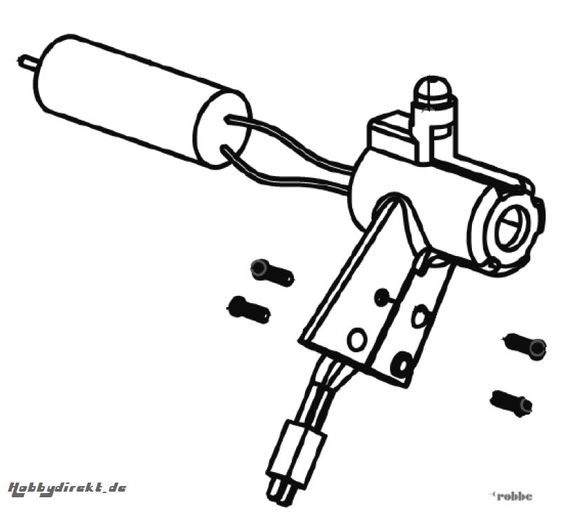 Heckmotor-Set Solo Pro 135;BO Nine Eagles Robbe NE352702 1-NE352702