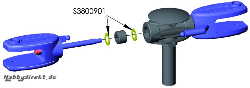 KOPFDAEMPFUNG HART FUER TAURU Robbe 1-S3800901