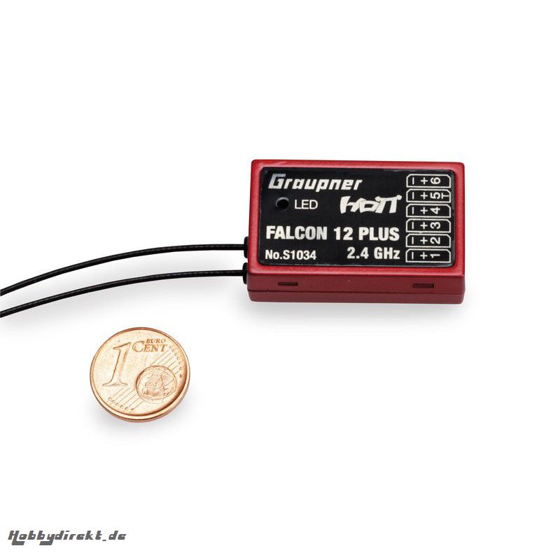 Empfänger Falcon 12 plus Graupner HoTT Graupner S1034