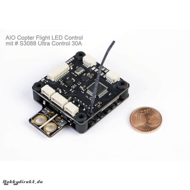 AIO Copter FC HoTTRX +LED C+Va Graupner S1039