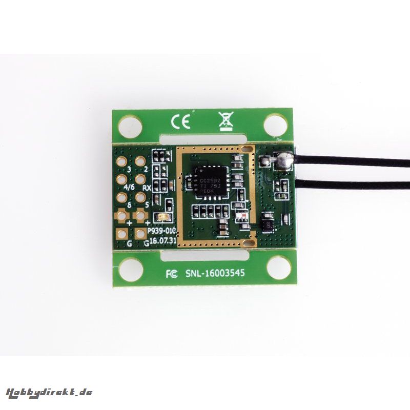 Empfänger GR-12L SUMD +T 2 Antennen PCB Graupner S1045