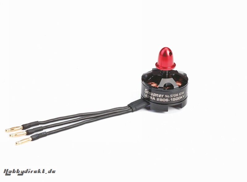 ULTRA 2806 1500KV Brushless Motor CW Graupner S7096