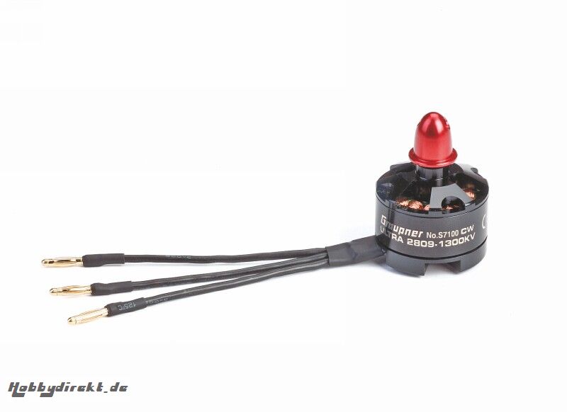 ULTRA 2809 1300KV Brushless Motor CW Graupner S7100