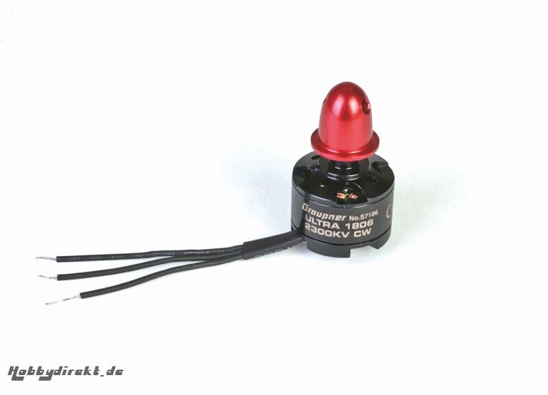 ULTRA 1806 2300KV Brushless Motor CW Graupner S7106