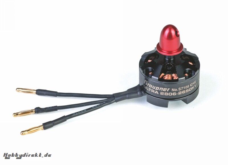 ULTRA 2806 2650KV BRUSHLESS MOTOR CW Graupner S7108