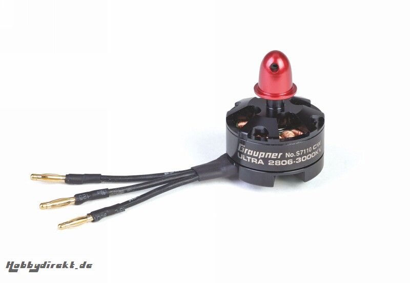 ULTRA 2806 3000KV BRUSHLESS MOTOR CW Graupner S7110