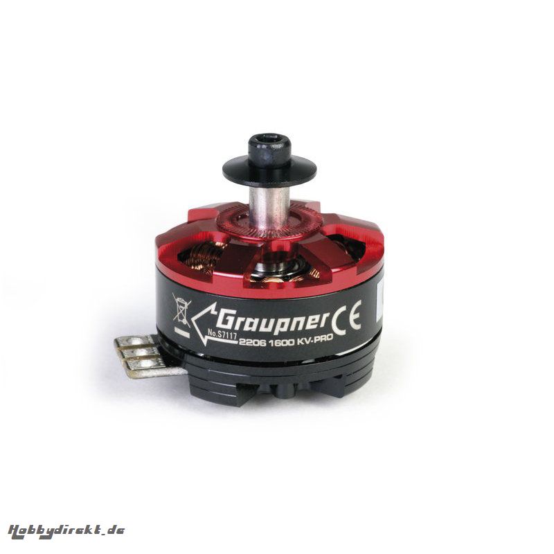 ULTRA PRO 2206 1600KV brushless Mot. Lg Graupner S7117