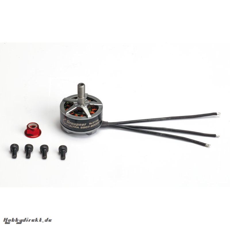 ULTRA 2207-2000KV CWschwarz Graupner S7129L