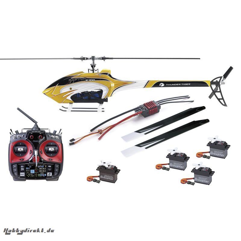 E700 RAPTOR V2 Flybarless Elektro SET Graupner SAB172504