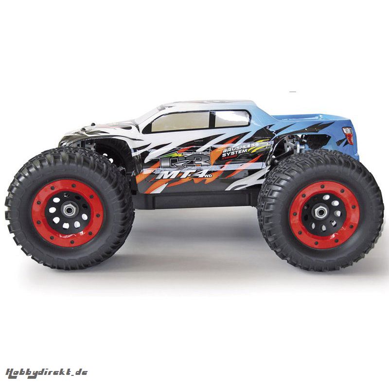 MT4 G3 1:8 4WD 6S Brushless MONSTER 2000KV RTR 2.4 BLAU Thunder Tiger 6401-F112