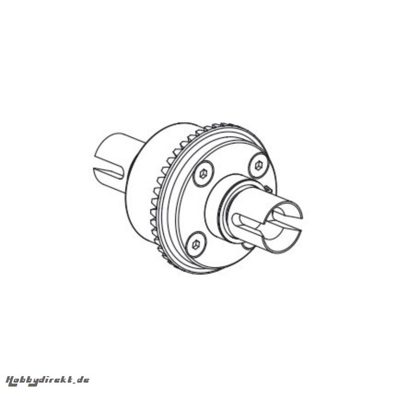 FRONT COMPLETE DIFF Graupner TPD90498S1 ThunderTiger PD90498S1