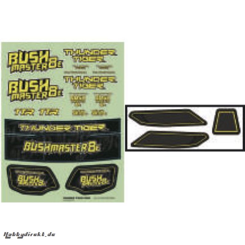 BUSHMASTER8E DECAL Graupner TPD90558S1 ThunderTiger PD90558S1