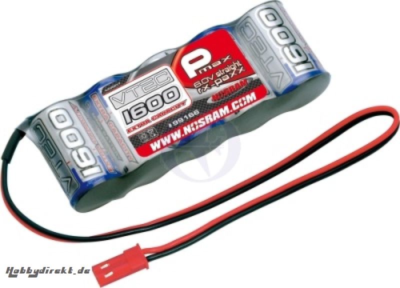 NOSRAM P-Max VTEC 1600EC Extra-Capacity flach RX 6V Thunder Tiger 02699166