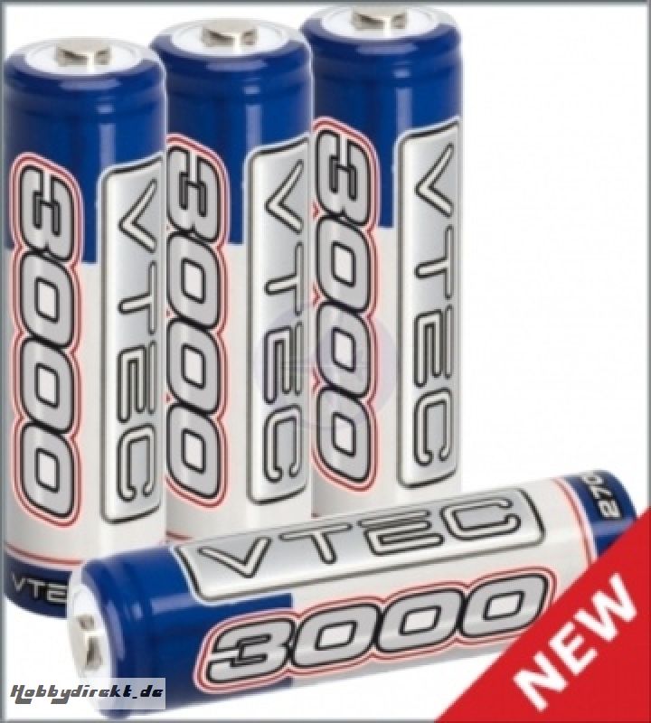 Nosram VTEC AA Mignon 3000mAh (4) Thunder Tiger 02699171