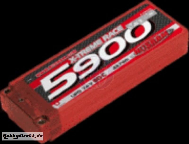 Nosram LiPo 5900 X-treme Race 50C 7.4V Thunder Tiger 02699946