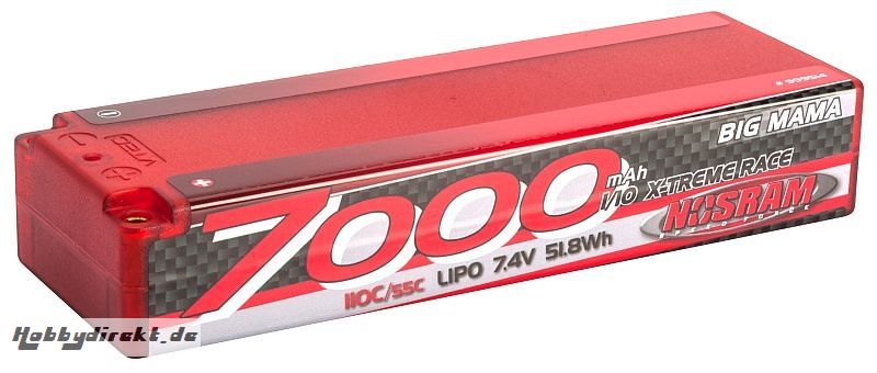 NOSRAM 7000 - Big Mama - 110C/55C - 7.4V LiPo - 1/10 Thunder Tig