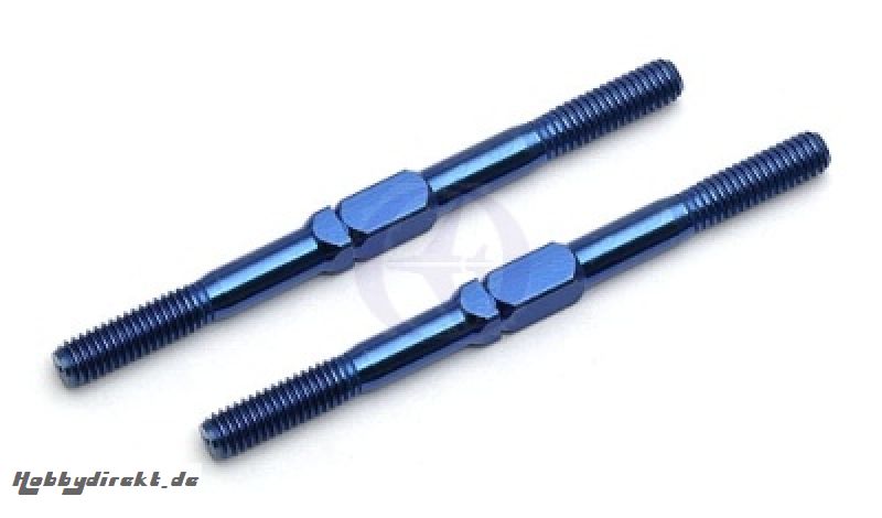 R/L Spurstange, Titan, M3x42mm (1.65), Blau (2) Thunder Tiger 0301403