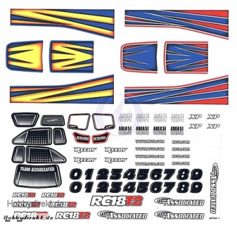 18T2 Dekorbogen Thunder Tiger 03021410