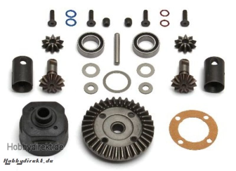 Q-Serie Differential 34Z komplett inkl. Abtriebe+Kugellager Thunder Tiger 03031413