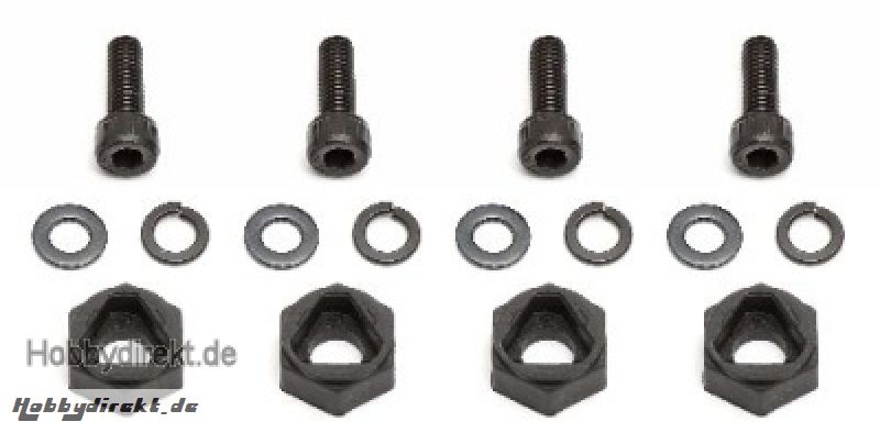 Q-Serie Felgen-Mitnehmer 12mm SK, Set (4) Thunder Tiger 03031425