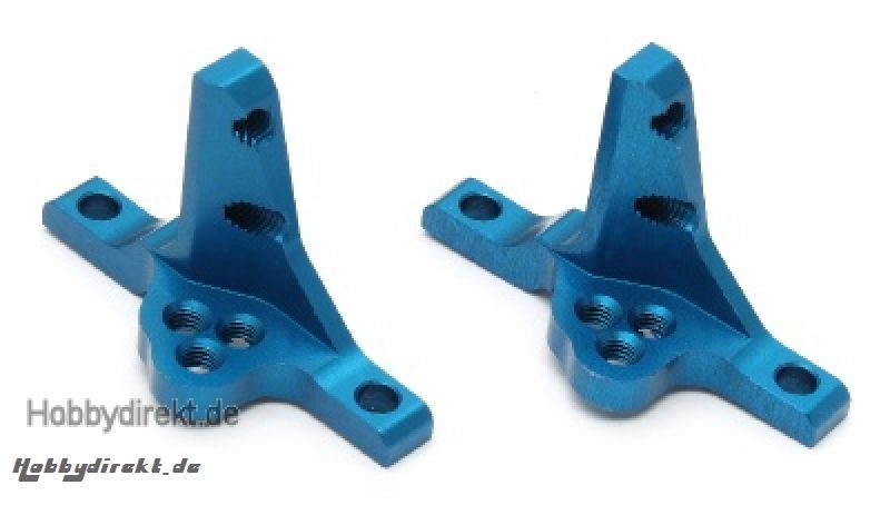 TC6.2 BULKHEAD Oberteill (B), Alu CNC, Blau (2) Thunder Tiger 03031614