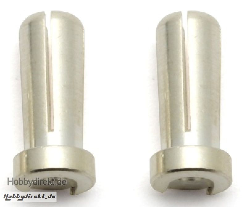 SILBER-Kontakt-Stecker Low-Profile BULLET 5mm (2) Thunder Tiger 