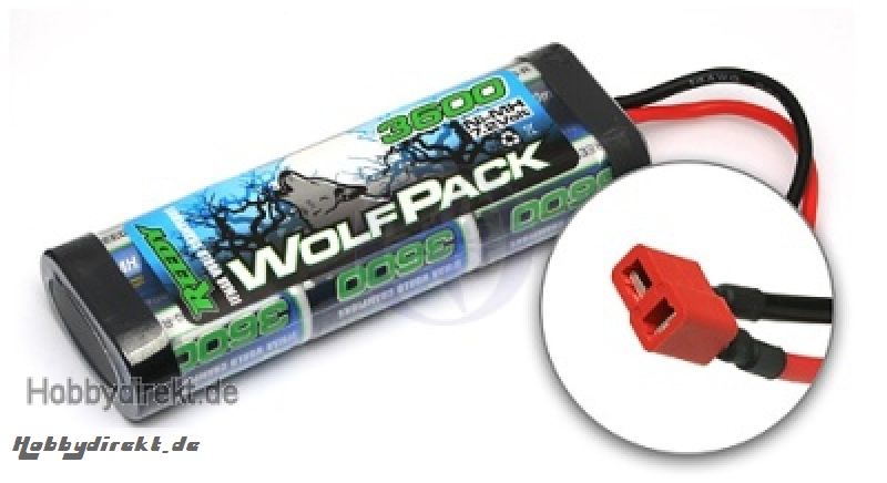 WolfPack 7.2V 3600mAh mit DEA Thunder Tiger 030683