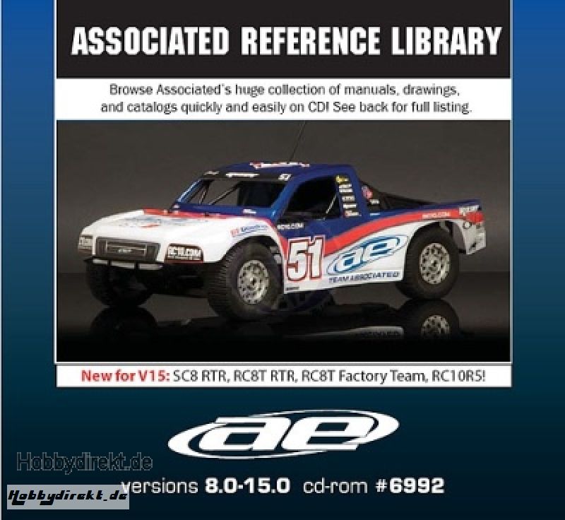 Team Associated  Daten CD 2010 Thunder Tiger 0306993