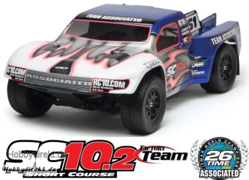 TEAM ASSOCIATED SC10.2 Short-Course-Truck 2WD Baukasten Thunder 