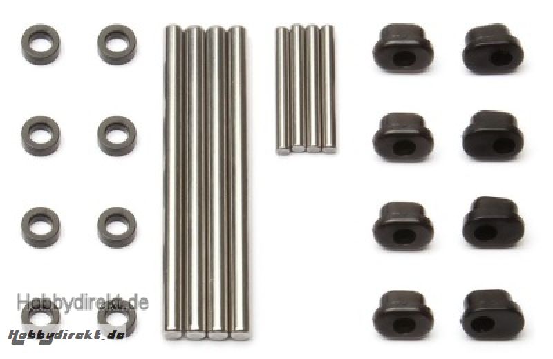 Q-Serie Querlenker-Pins, Stahl, Komplett-Set + Lagerbuchsen Thunder Tiger 0307158