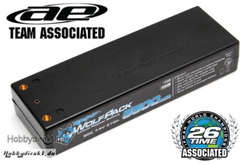 TEAM ASSOCIATED LiPo 7,4V Har Thunder Tiger 030739