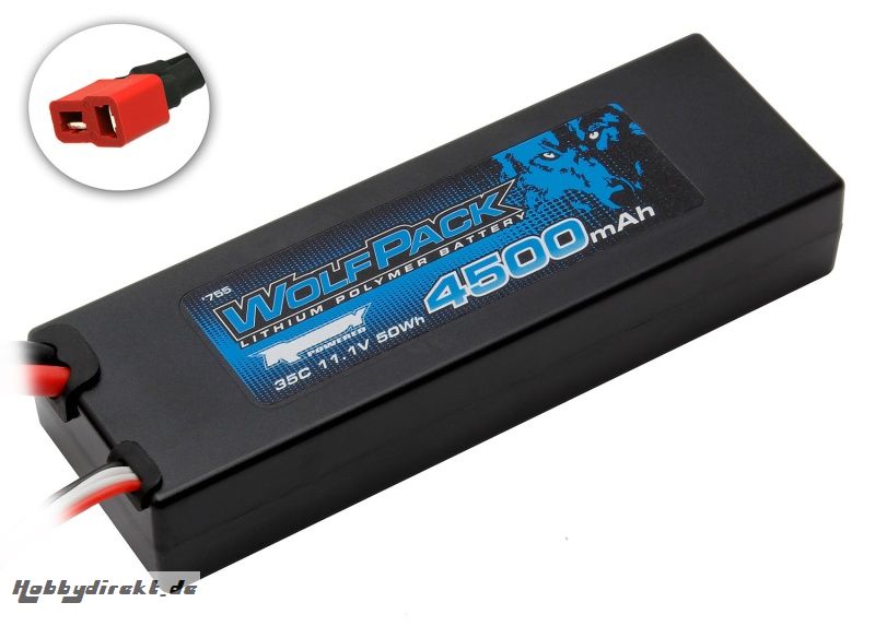 TEAM ASSOCIATED WolfPack Gen2 4500mAh 35C 11.1V Thunder Tiger 030755