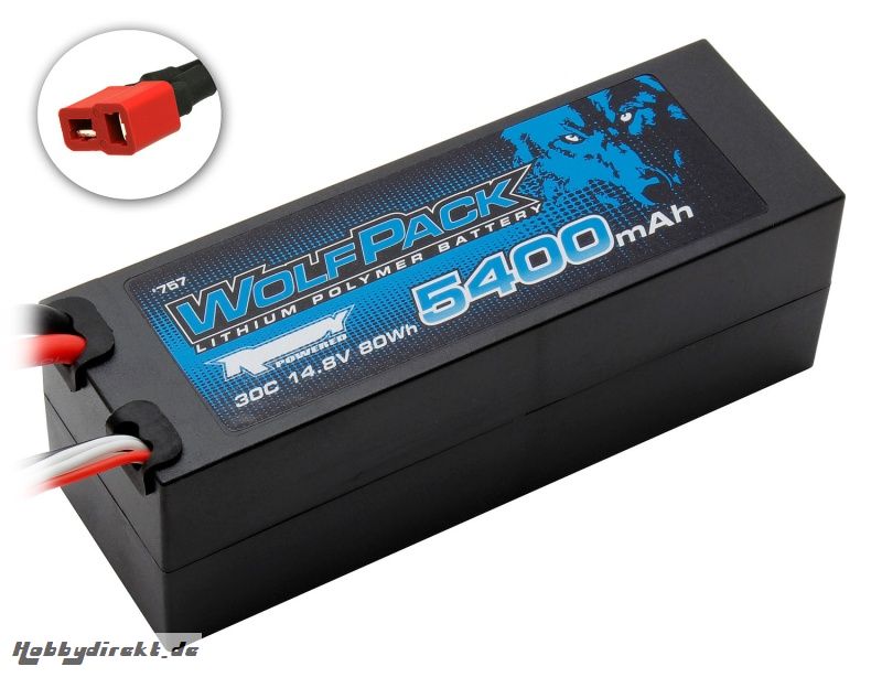 TEAM ASSOCIATED WolfPack Gen2 5400mAh 30C 14.8V Thunder Tiger 03