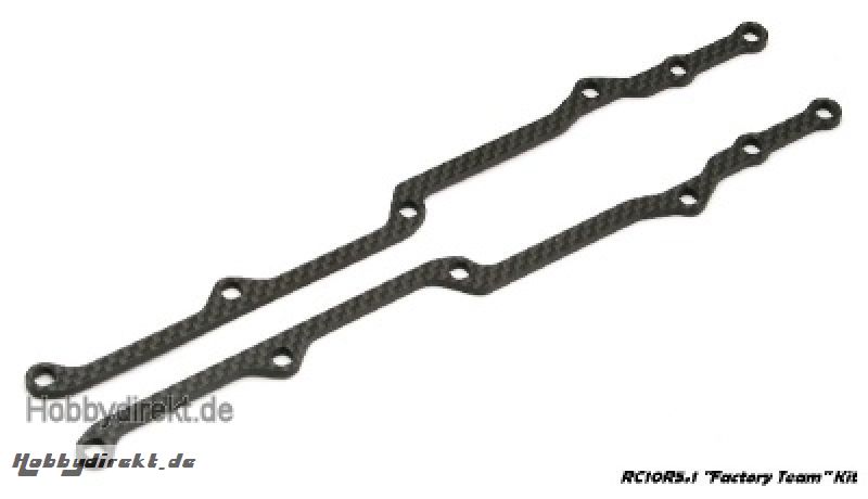 RC10R5.1 FT Chassis-Versteifung, Kohlefaser (2) Thunder Tiger 0308606