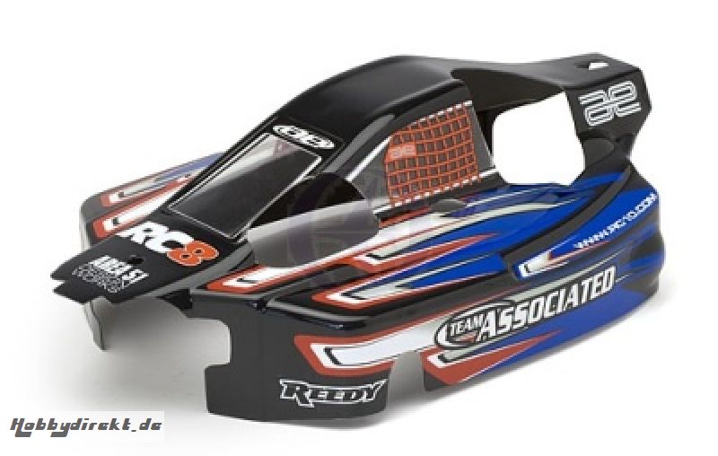 RC8RTR Karosserie  schwarz Thunder Tiger 03089275