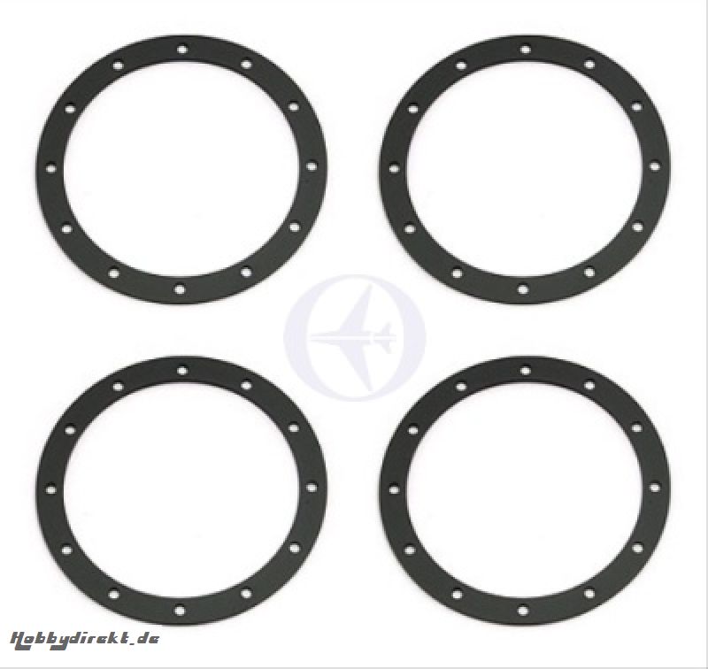 SC8 Felgenringe Schwarz (4) Thunder Tiger 03089408