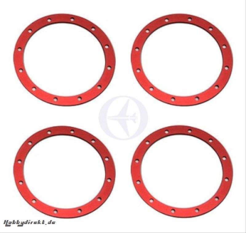 SC8 Felgenringe Rot (4) Thunder Tiger 03089409