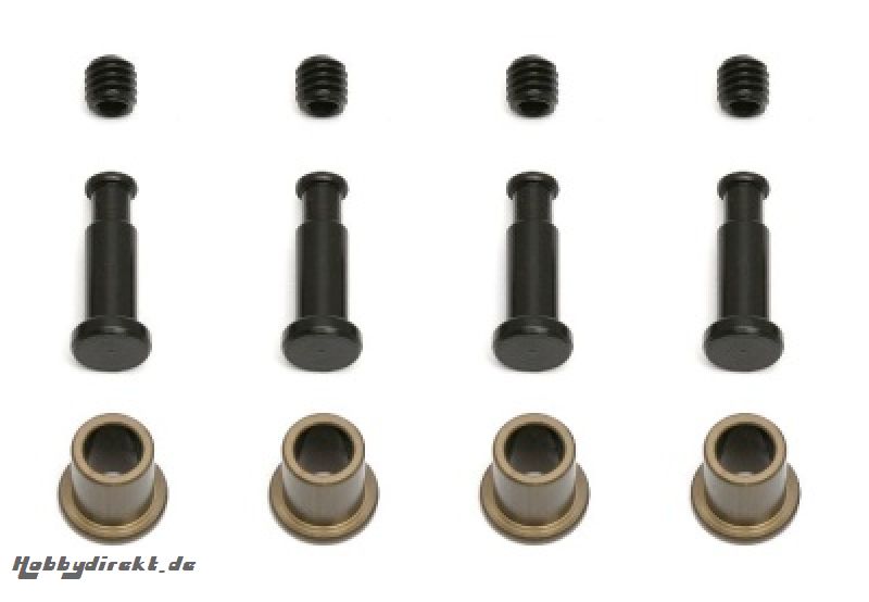 RC8.2 Lenkhebel-Lagerhülsen & Pins (4) Thunder Tiger 03089567