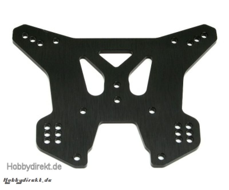 SC/RC8.2eRS Dämpferbrücke Hinten, Alu, 3,5mm, Schwarz Thunder Ti