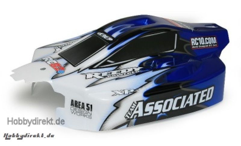 RC8.2eRS Karosserie, Blau  Team Style komplett fertig Thunder Tiger 03089590