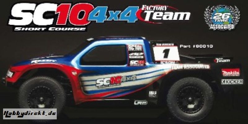 TEAM ASSOCIATED SC10 4x4 FT Short-Course Truck 1:10 Thunder Tige