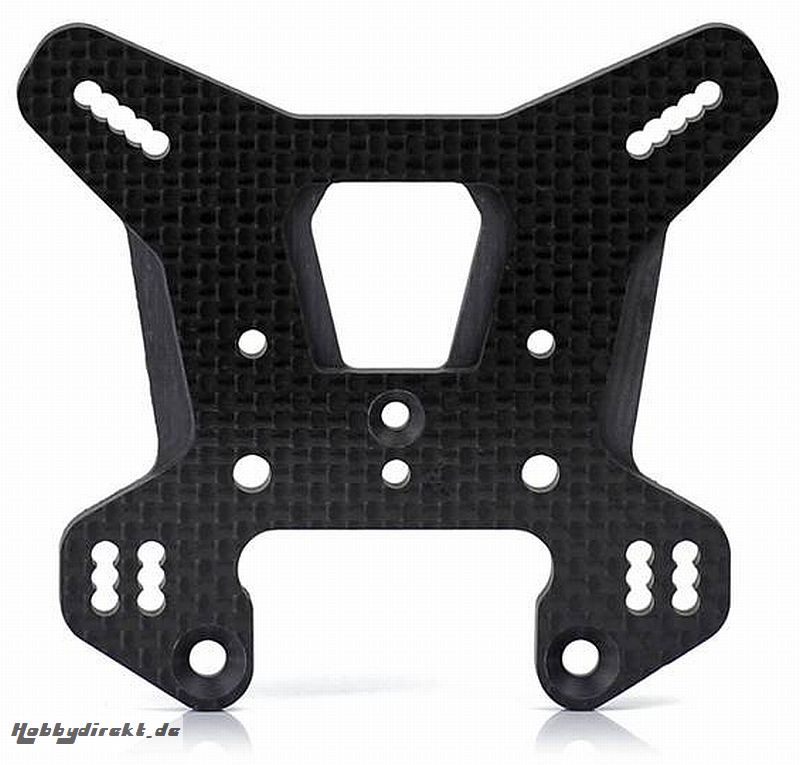 Dämpferbrücke Hinten, Carbon 4mm - RC8B3 (1) Thunder Tiger 032PS